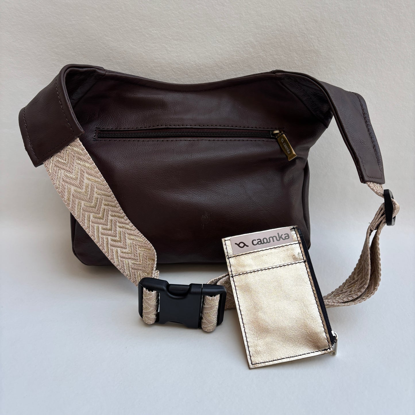 BioCuir Classic Black &amp; Silver BioCuir® Natural Leather Exclusive Piece No. 6678