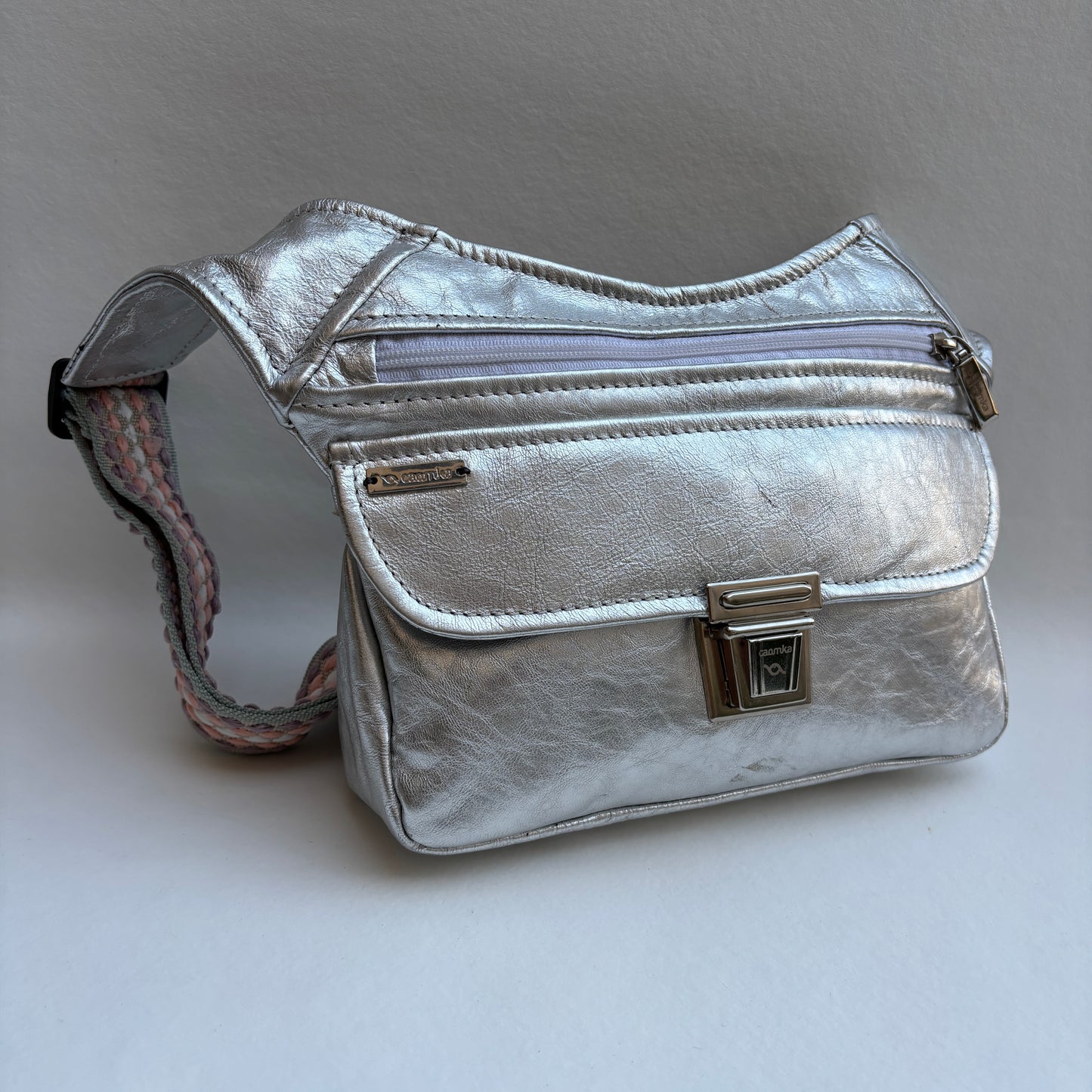 BioCuir Classic Black &amp; Silver BioCuir® Natural Leather Exclusive Piece No. 6678
