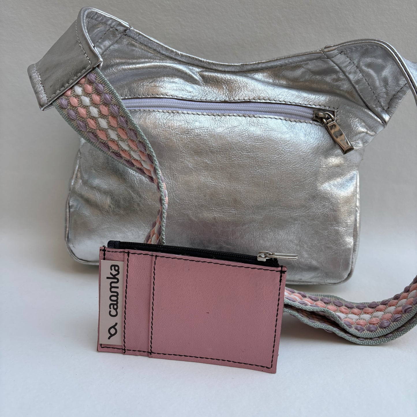 BioCuir Classic Black &amp; Silver BioCuir® Natural Leather Exclusive Piece No. 6678