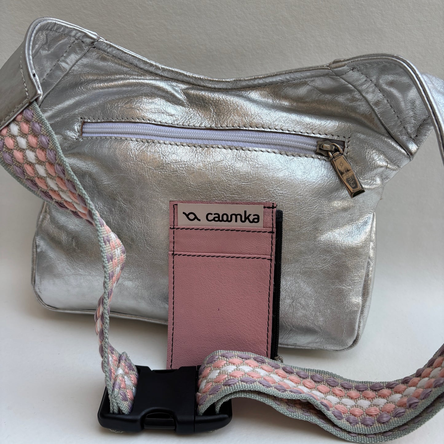 BioCuir Classic Black &amp; Silver BioCuir® Natural Leather Exclusive Piece No. 6678