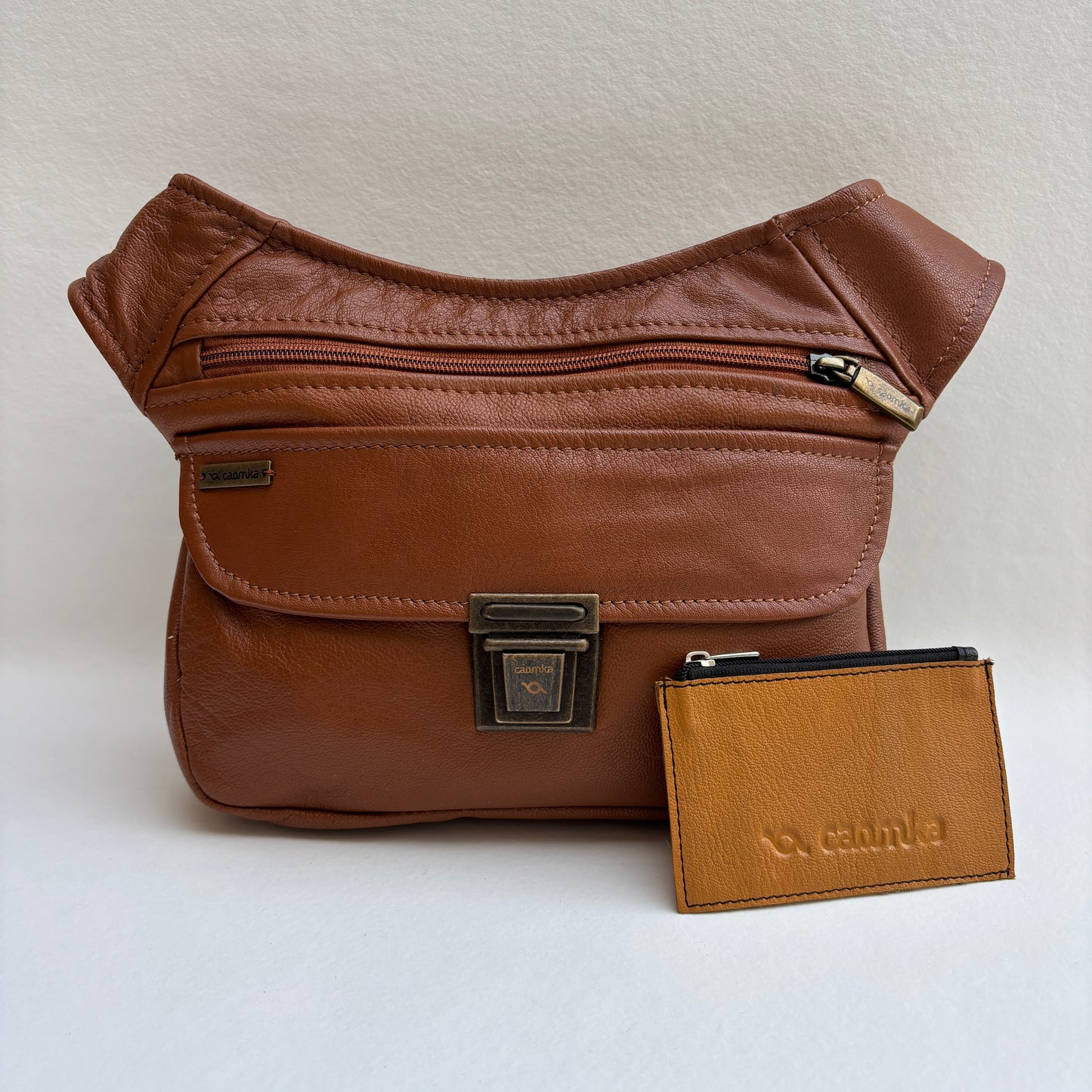 BioCuir Classic Black &amp; Silver BioCuir® Natural Leather Exclusive Piece No. 6678