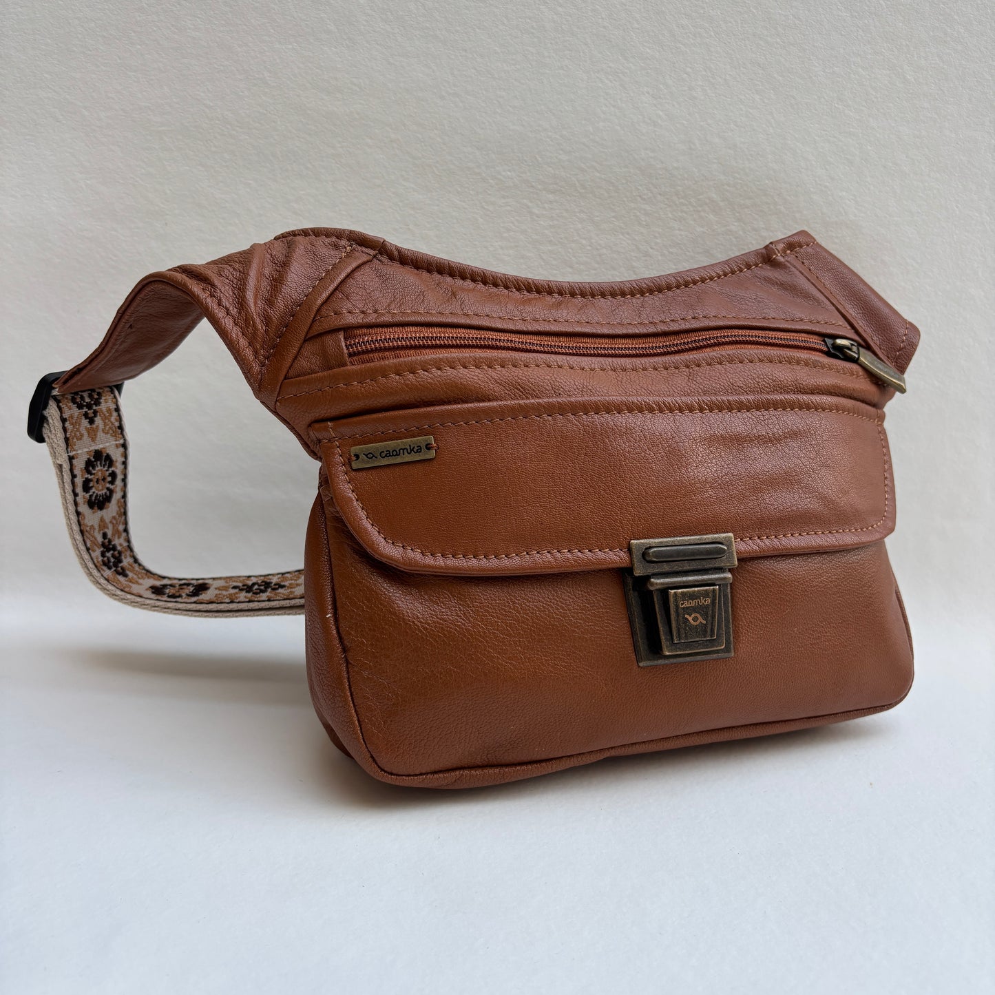 BioCuir Classic Black &amp; Silver BioCuir® Natural Leather Exclusive Piece No. 6678