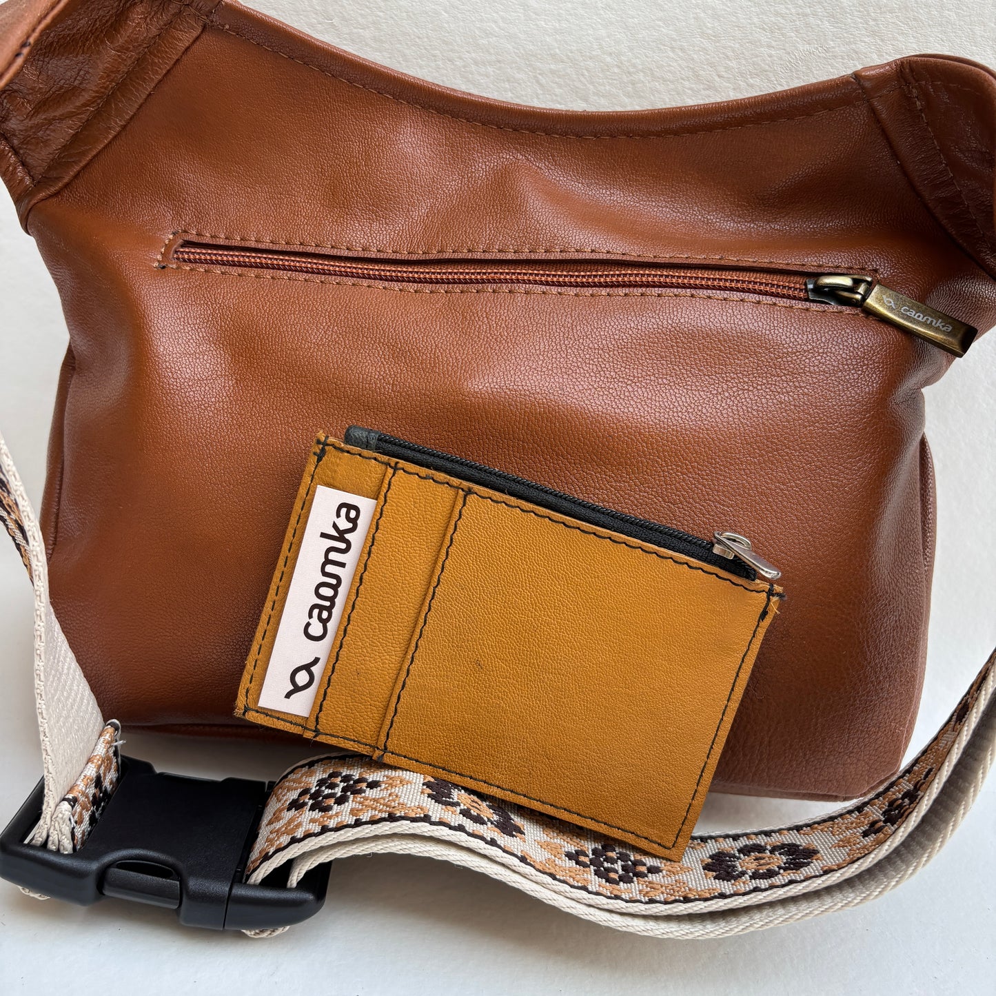 BioCuir Classic Black &amp; Silver BioCuir® Natural Leather Exclusive Piece No. 6678