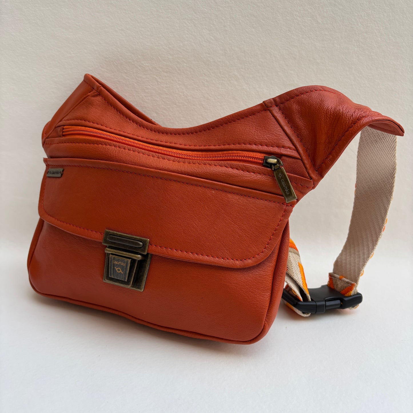 BioCuir Classic Black &amp; Silver BioCuir® Natural Leather Exclusive Piece No. 6678