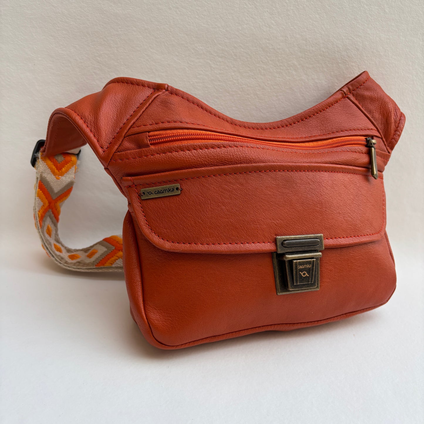 BioCuir Classic Black &amp; Silver BioCuir® Natural Leather Exclusive Piece No. 6678