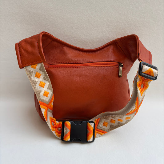 Riñonera "Special Caldera Top” + Bolsillo trasero · Piel · Pieza Única Núm. 19458