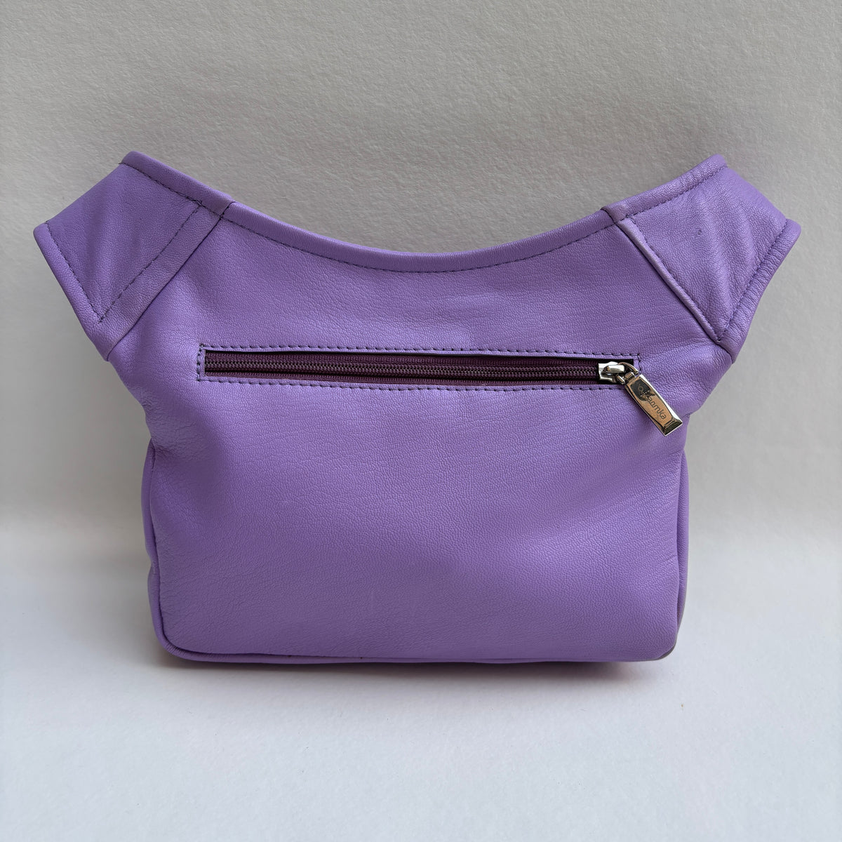 Riñonera "Premium Lavanda Top” + Bolsillo trasero · Piel · Pieza Única Núm. 19441