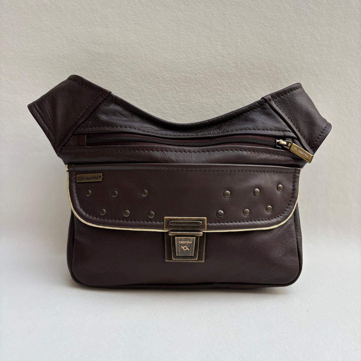 BioCuir Classic Black &amp; Silver BioCuir® Natural Leather Exclusive Piece No. 6678