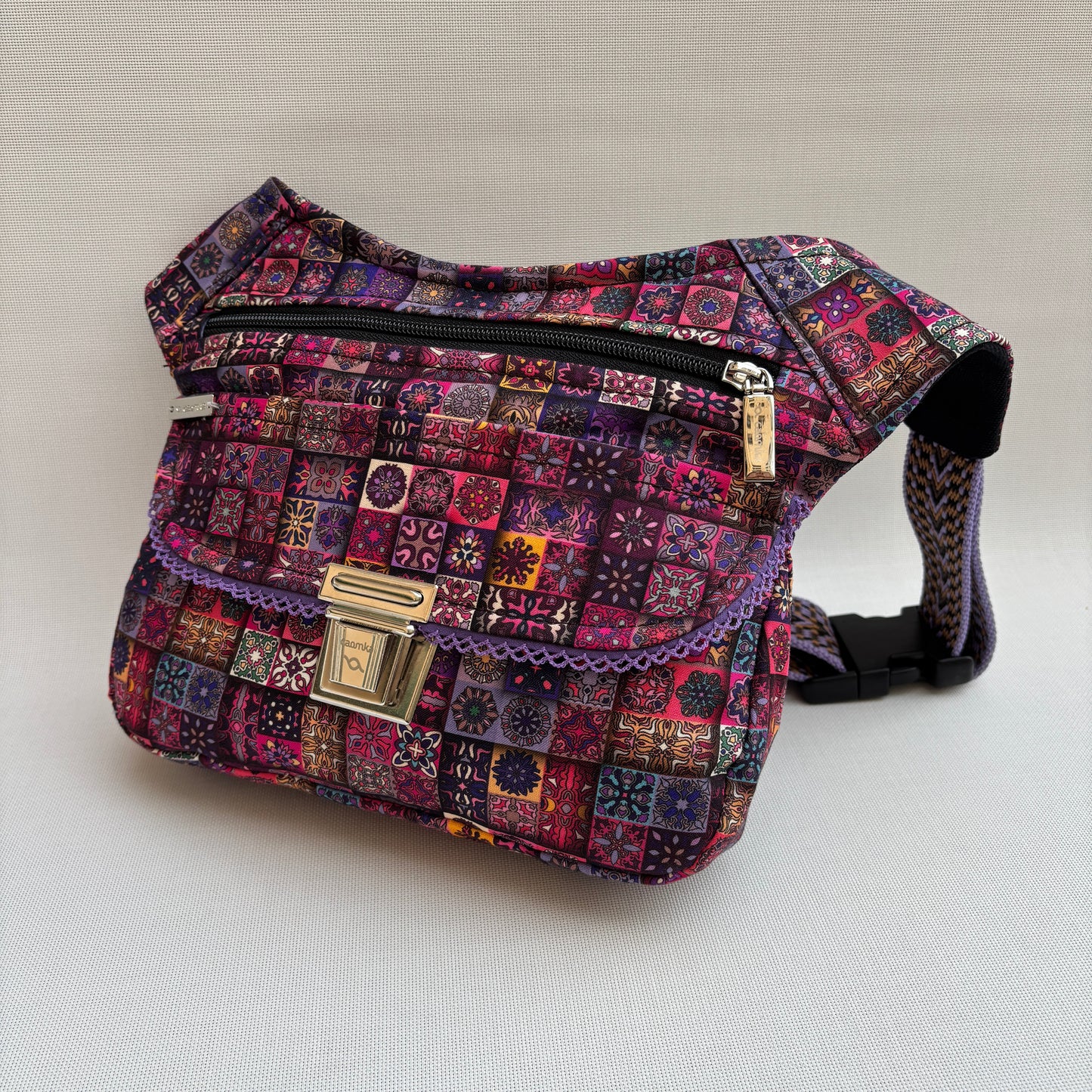 Riñonera "Special Chic Mandalas Top" + Bolsillo trasero · Pieza Única Núm. 17001