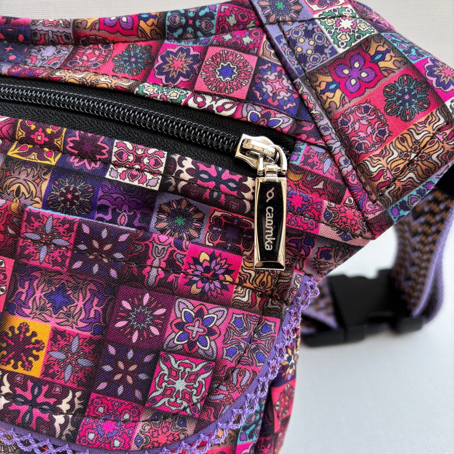 Riñonera "Special Chic Mandalas Top" + Bolsillo trasero · Pieza Única Núm. 17001