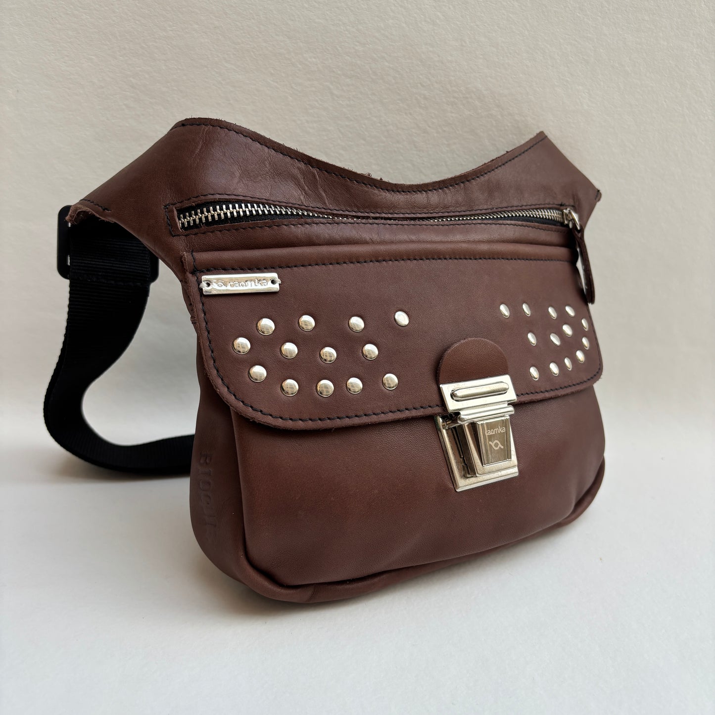 BioCuir Classic Black &amp; Silver BioCuir® Naturleder Exklusivstück Nr. 6678