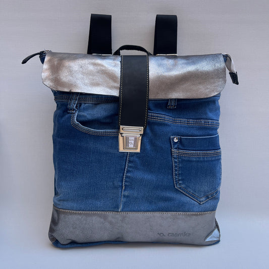 Mochila Top Caomka Recycled ♻️ Jeans · Pieza Única 15295