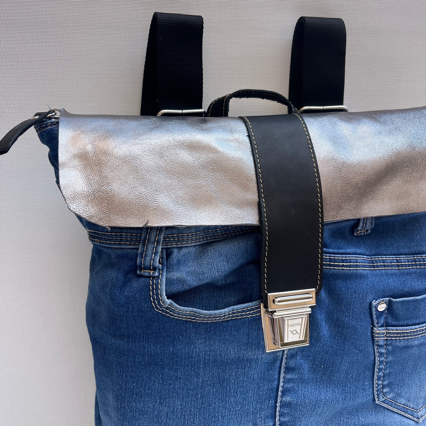 Mochila Top Caomka Recycled ♻️ Jeans · Pieza Única 15295