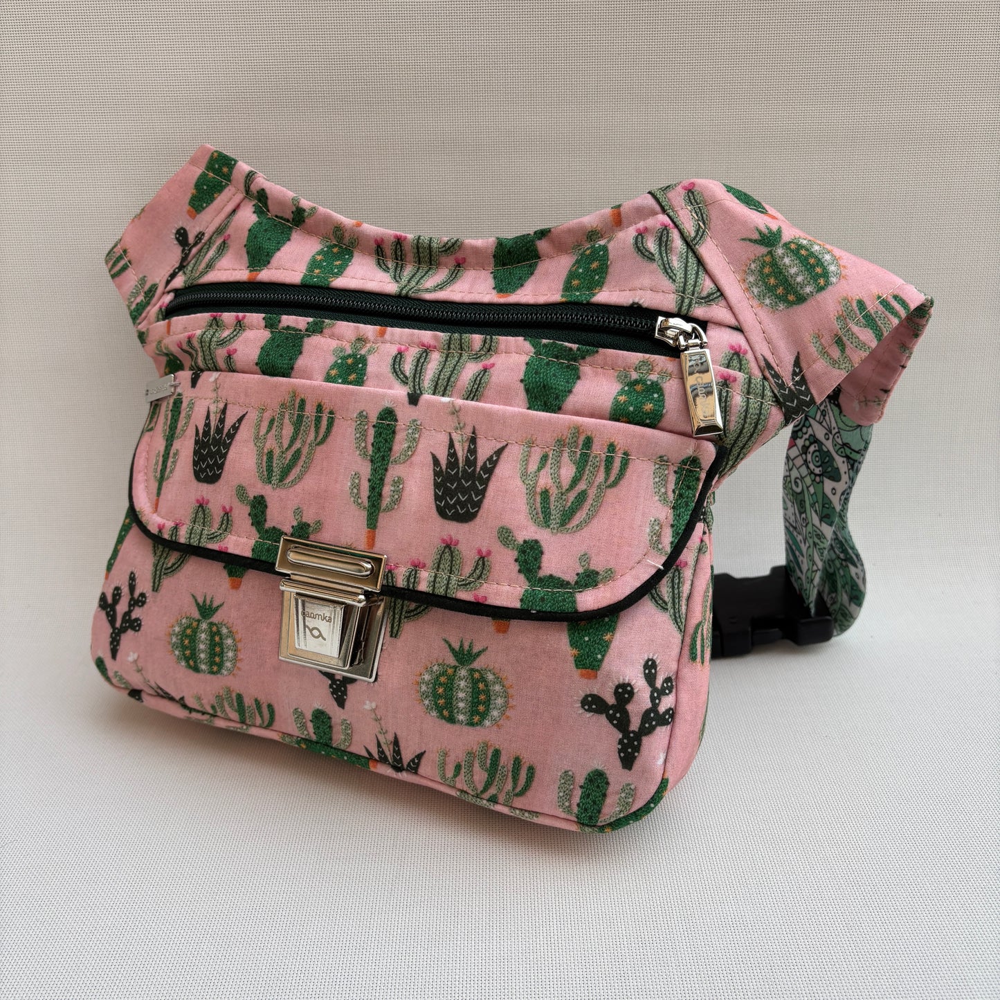 Riñonera "Special Cactus Top" + Bolsillo trasero · Pieza Única Núm. 16998