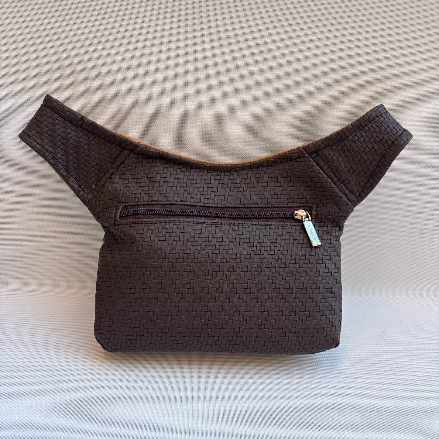 Riñonera "Elegant Patchwork Top" + Bolsillo trasero · Polipiel · Pieza Única Núm. 18470