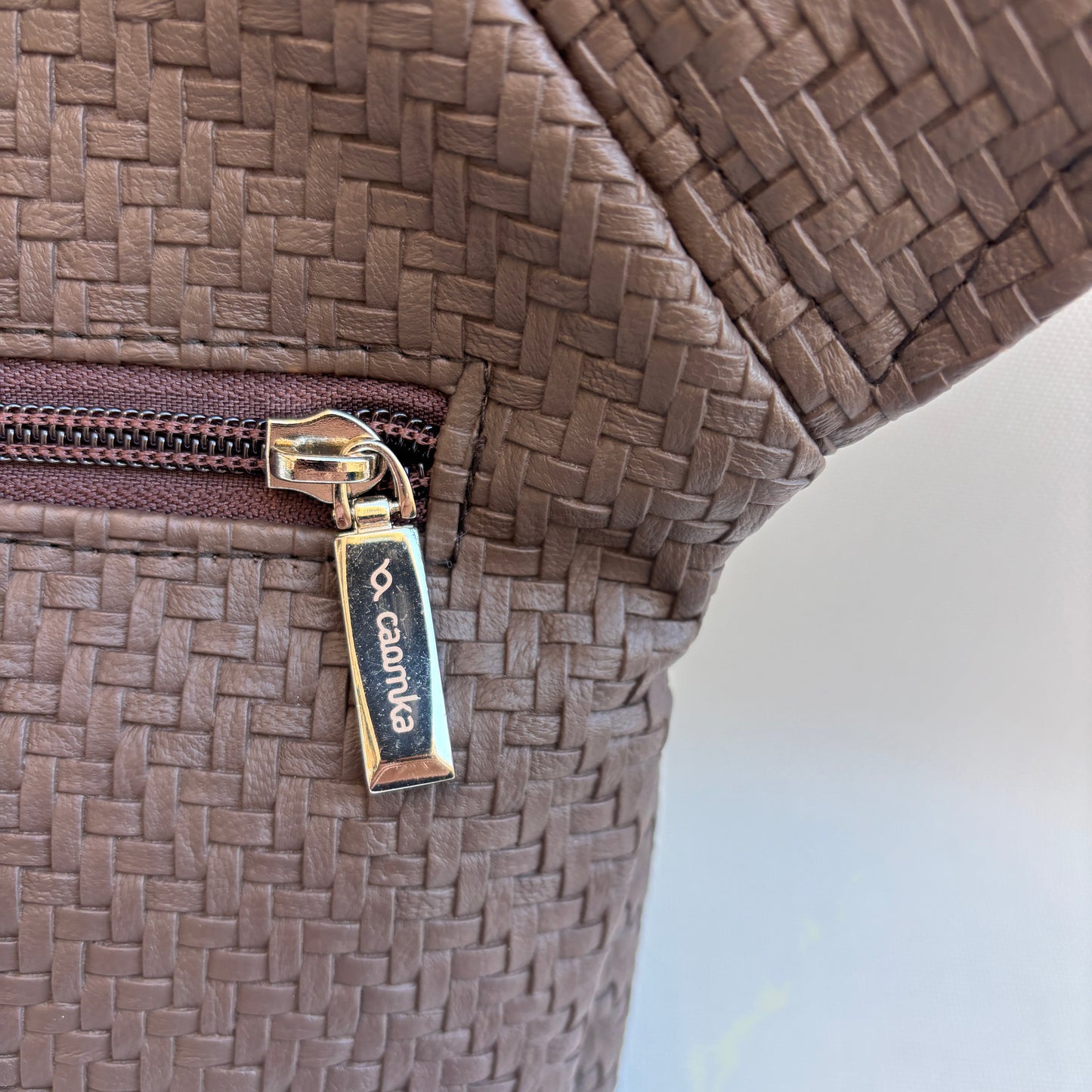 Riñonera "Elegant Patchwork Top" + Bolsillo trasero · Polipiel · Pieza Única Núm. 18470