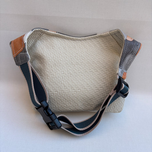 Riñonera "Elegant Patchwork Top" · Polipiel · Pieza Única Núm. 18469