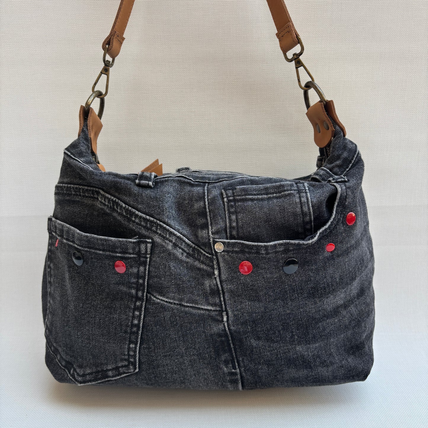 Bolso, bandolera vaquero · Multifunción · ♻️ Jeans Recycled ♻️ · Pieza Única Núm. 17838