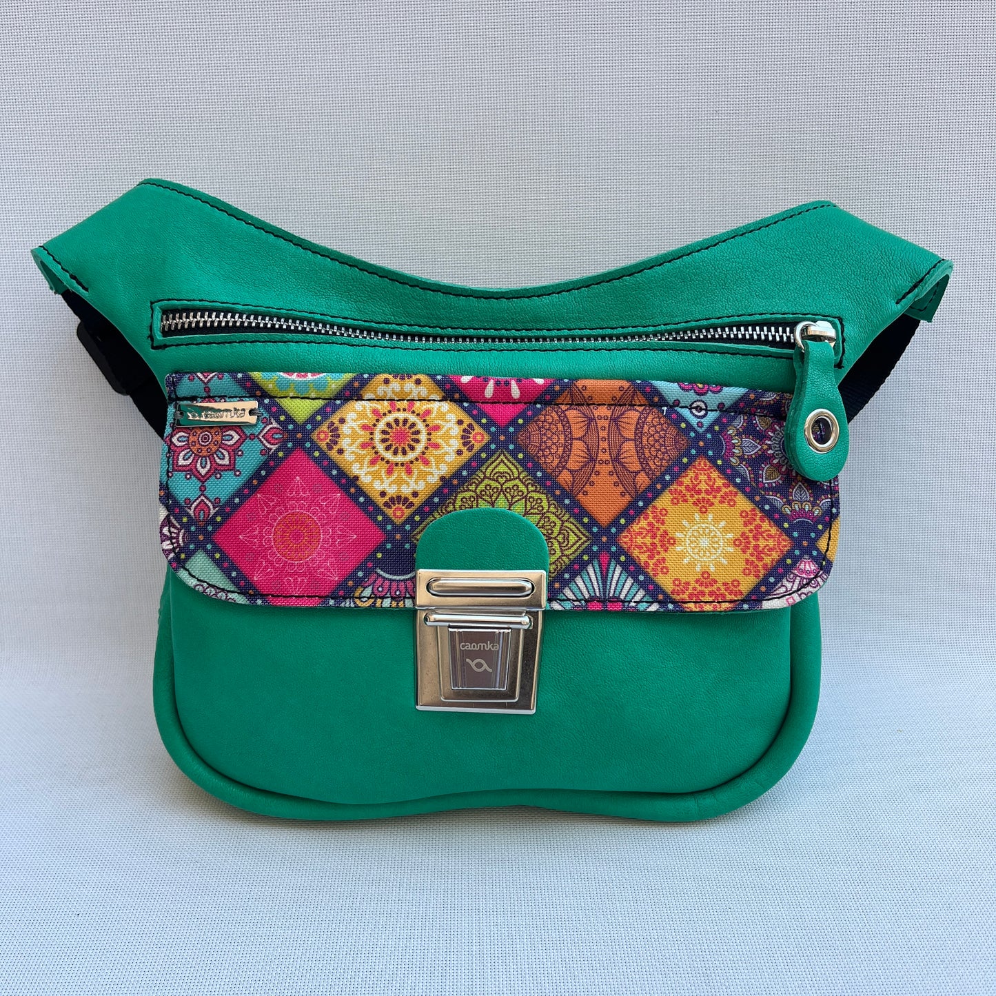 Special Green & Mandalas · Piel natural BioCuir® · Pieza Única Núm. 13750