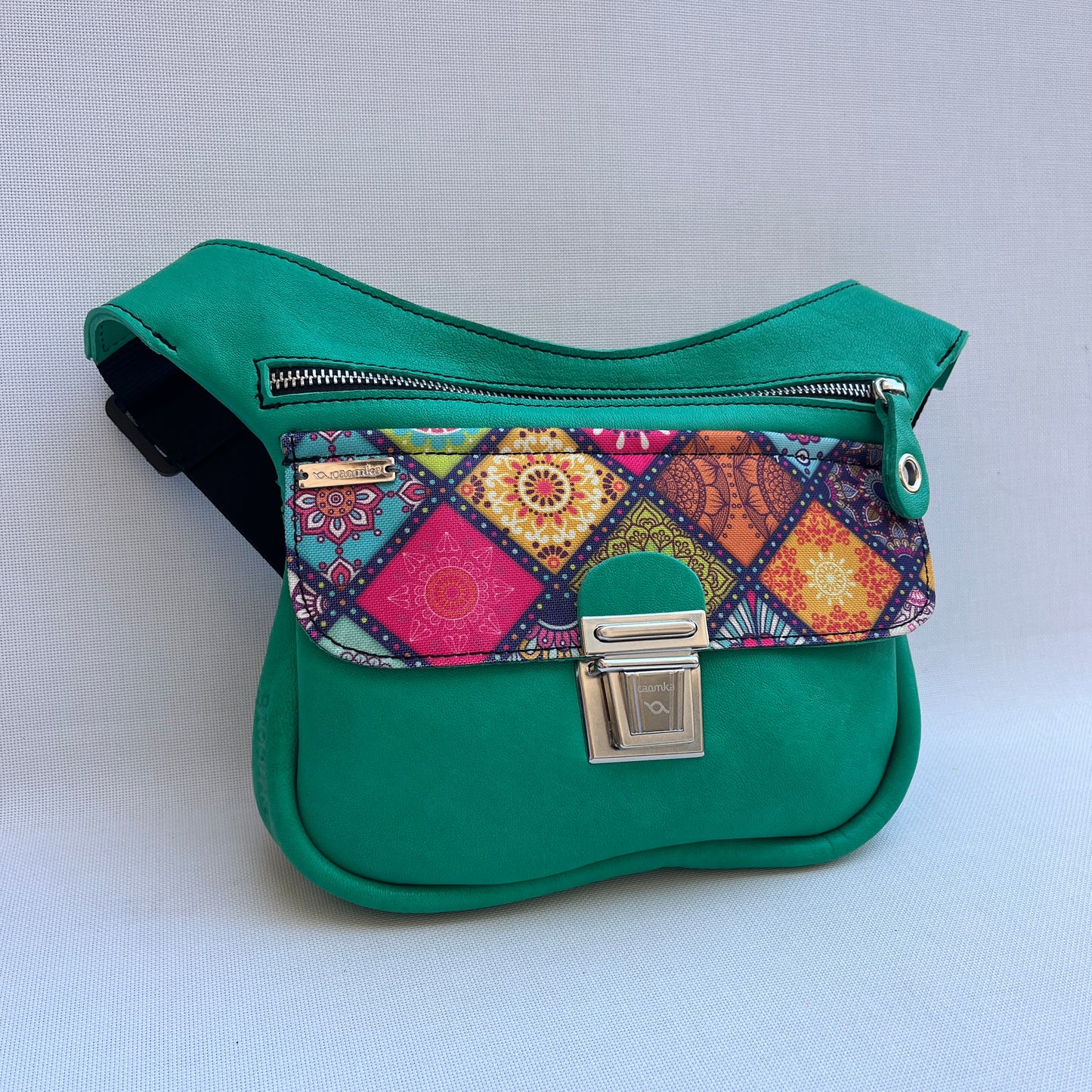 Special Green & Mandalas · Piel natural BioCuir® · Pieza Única Núm. 13750