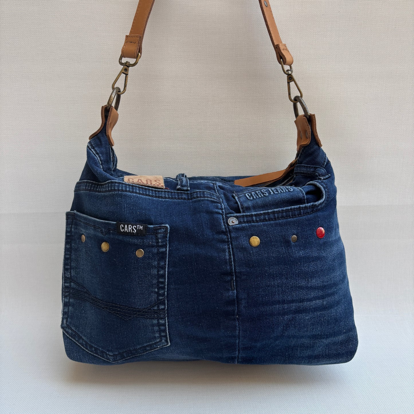 Bolso, bandolera vaquero · Multifunción · ♻️ Jeans Recycled ♻️ · Pieza Única Núm. 17886