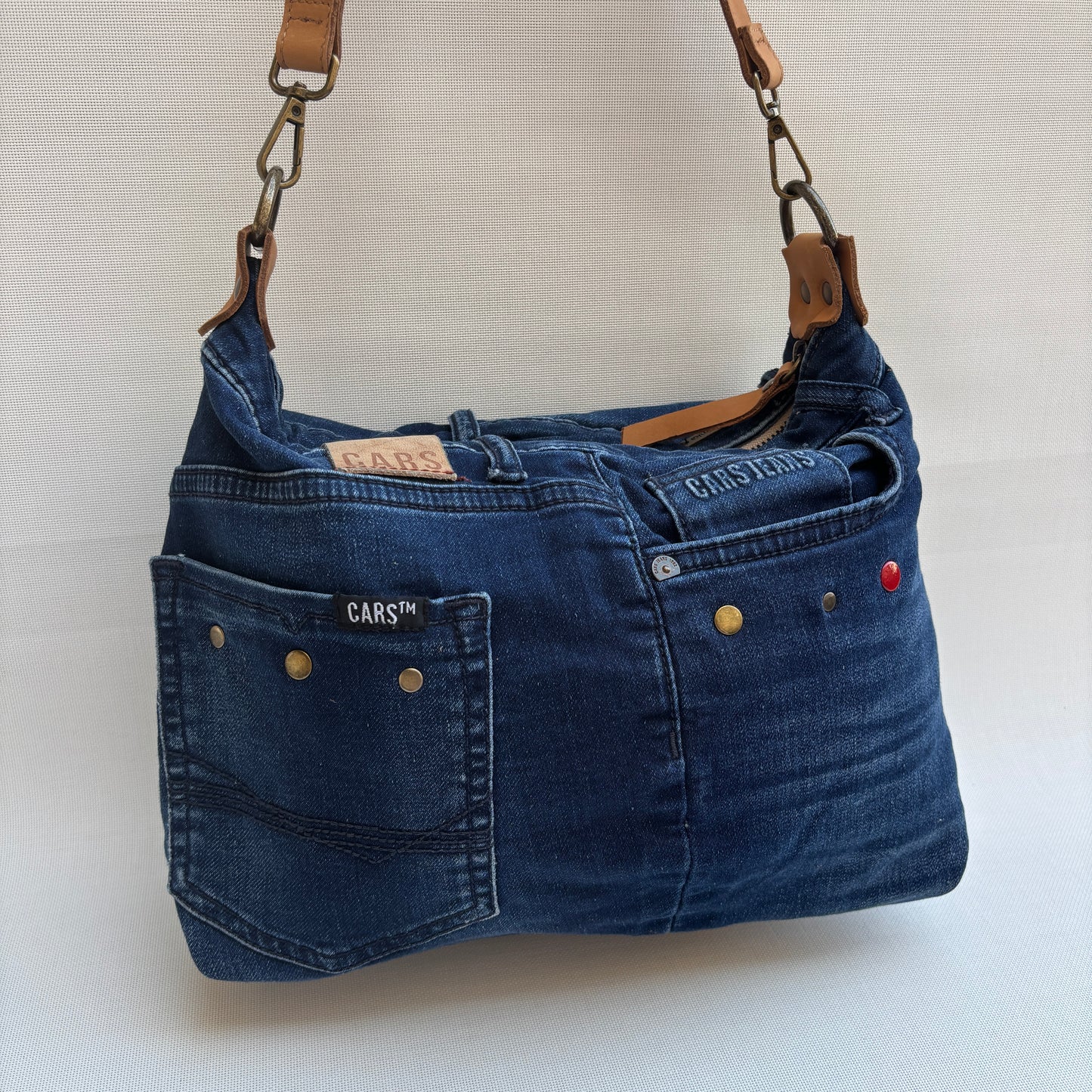 Bolso, bandolera vaquero · Multifunción · ♻️ Jeans Recycled ♻️ · Pieza Única Núm. 17886