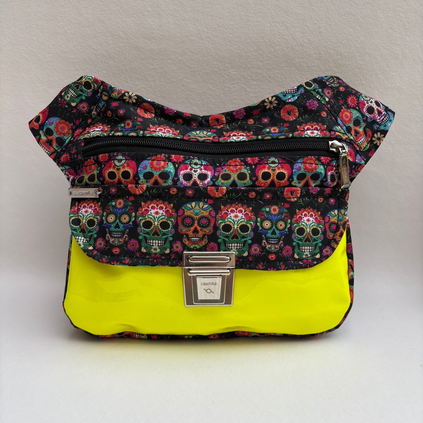 Riñonera "Special Mexican Skulls" + Bolsillo trasero · Pieza Única Núm. 19351
