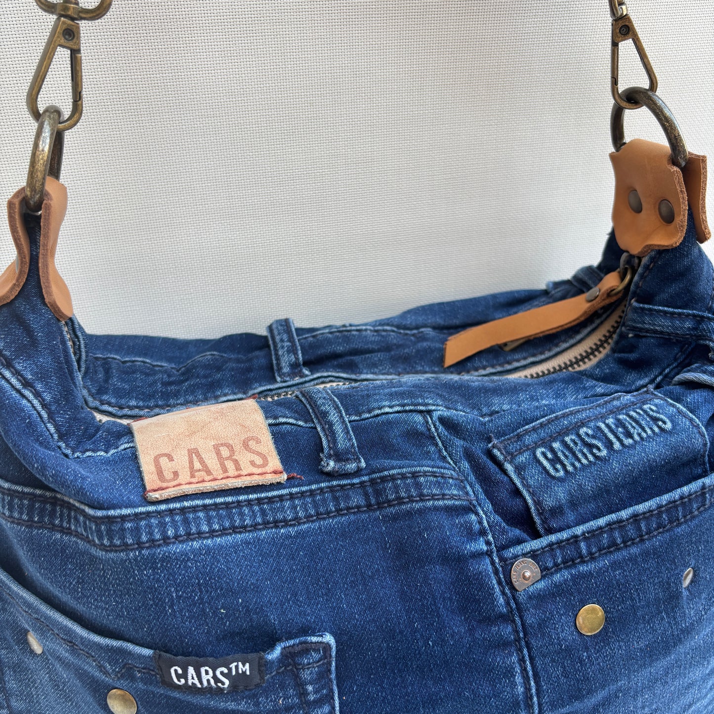 Bolso, bandolera vaquero · Multifunción · ♻️ Jeans Recycled ♻️ · Pieza Única Núm. 17886