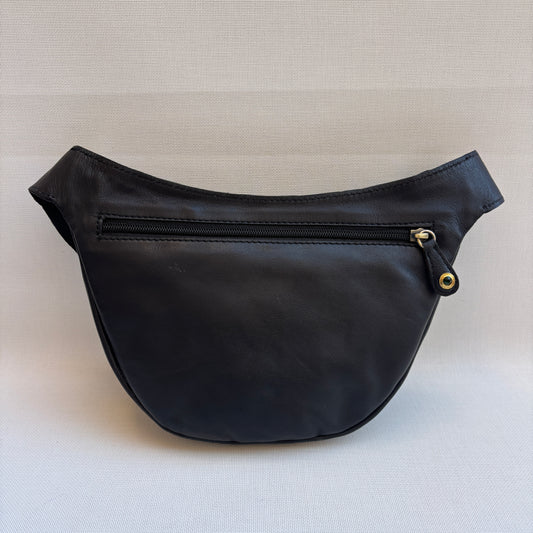 Riñonera Luna "Special Black Luxury" Old Gold · Piel · Pieza Exclusiva Núm. 18450