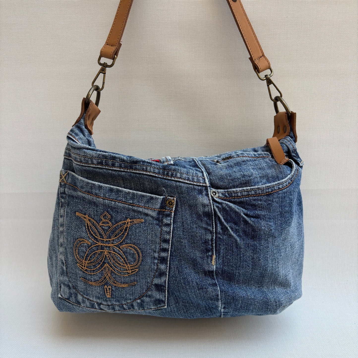 Bolso, bandolera vaquero · Multifunción · ♻️ Jeans Recycled ♻️ · Pieza Única Núm. 17884