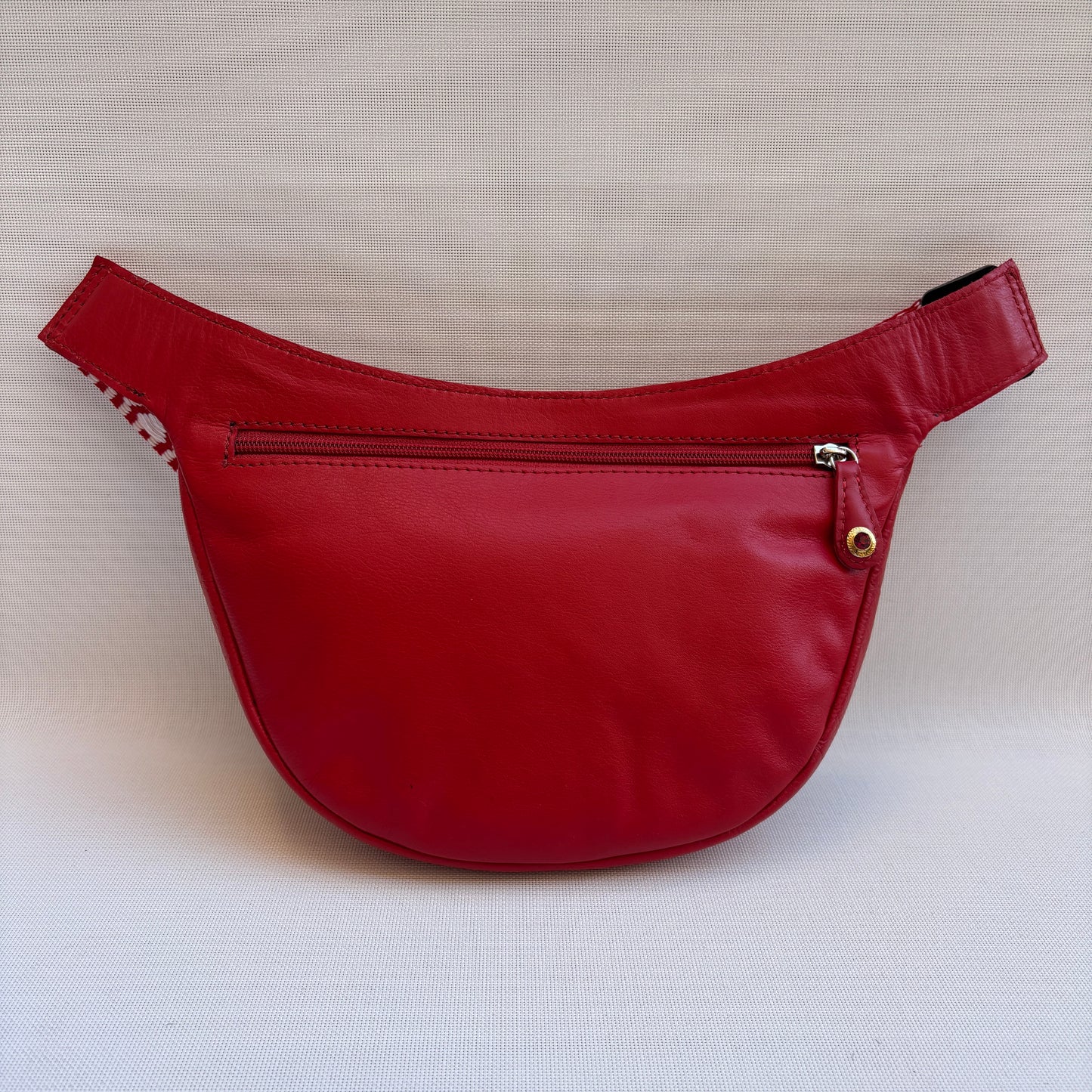 Riñonera Luna "Special Red Luxury Top" Silver · Piel · Pieza Única Núm. 18453