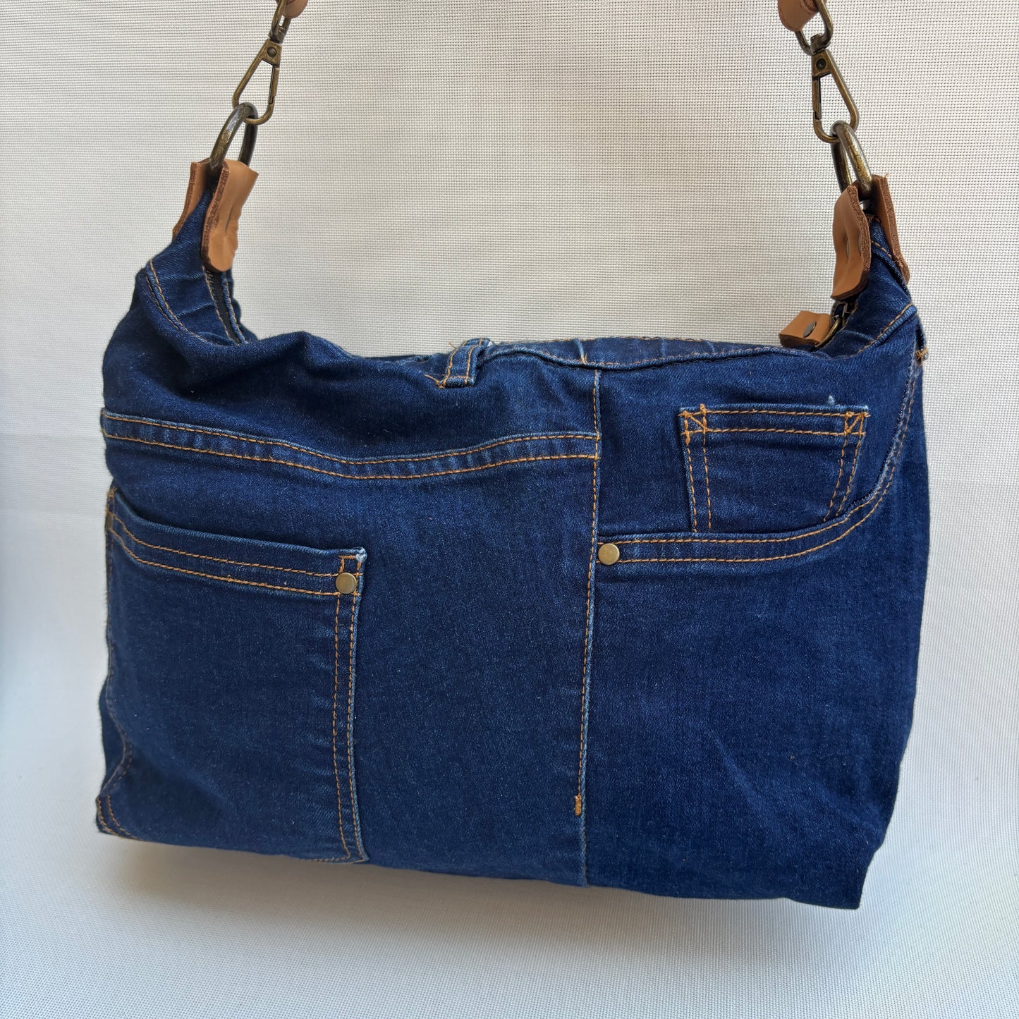 Bolso, bandolera vaquero · Multifunción · ♻️ Jeans Recycled ♻️ · Pieza Única Núm. 17883