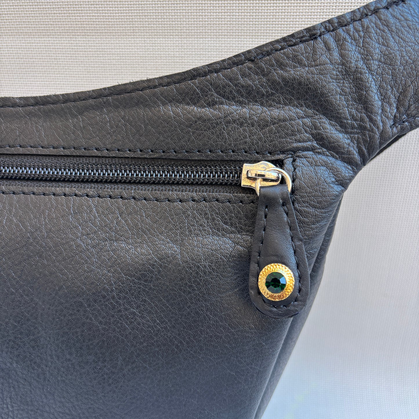 Riñonera Luna "Special Black Luxury" Silver · Piel · Pieza Exclusiva Núm. 18454