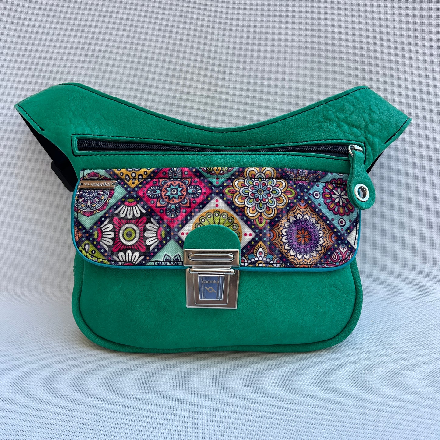 Special Green & Mandalas · Piel natural BioCuir® · Pieza Única Núm. 13714