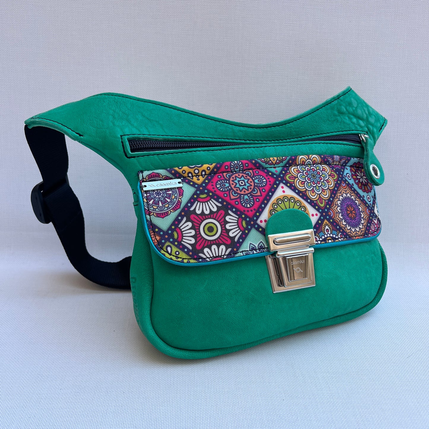 Special Green & Mandalas · Piel natural BioCuir® · Pieza Única Núm. 13714