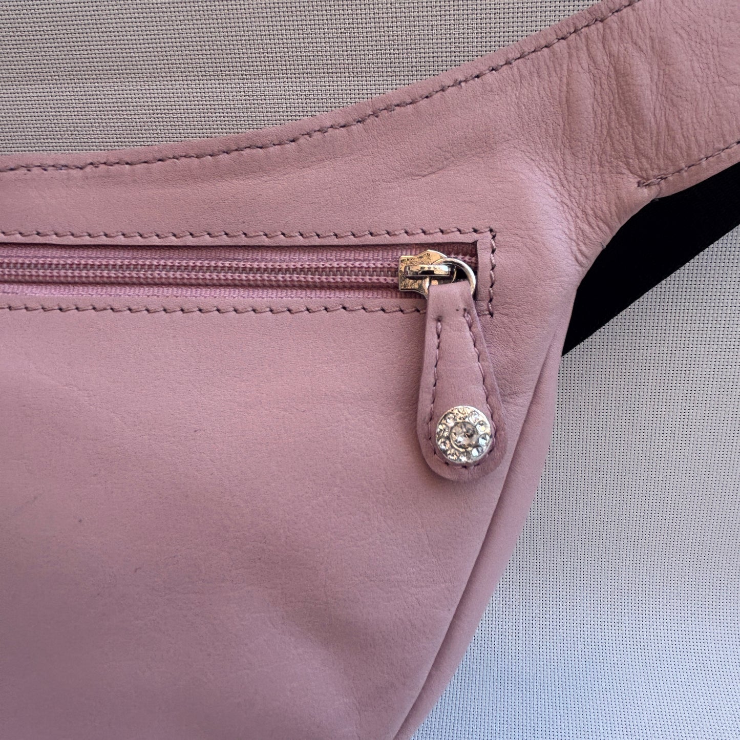 Riñonera Luna "Special Pink Luxury" Silver· Piel · Pieza Exclusiva Núm. 18455