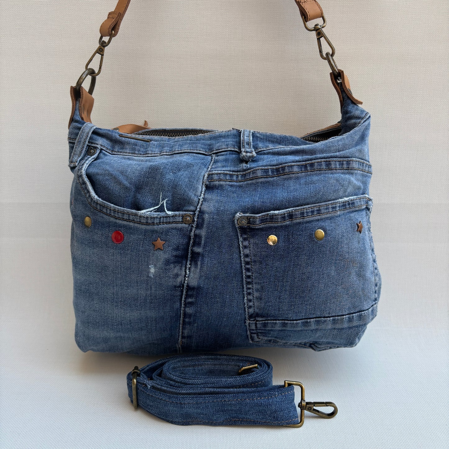 ♻️ Jeans Recycled ♻️ Einzelstück Nr. 11975