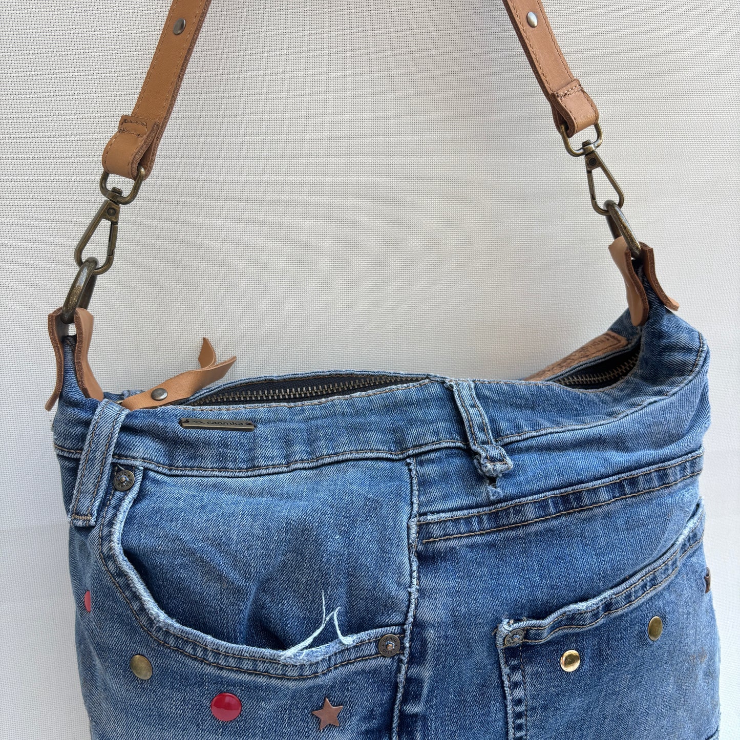 ♻️ Jeans Recycled ♻️ Einzelstück Nr. 11975