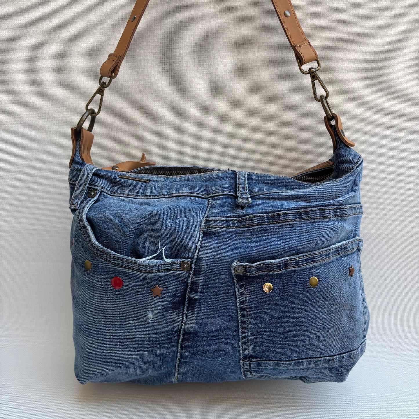 ♻️ Jeans Recycled ♻️ Einzelstück Nr. 11975