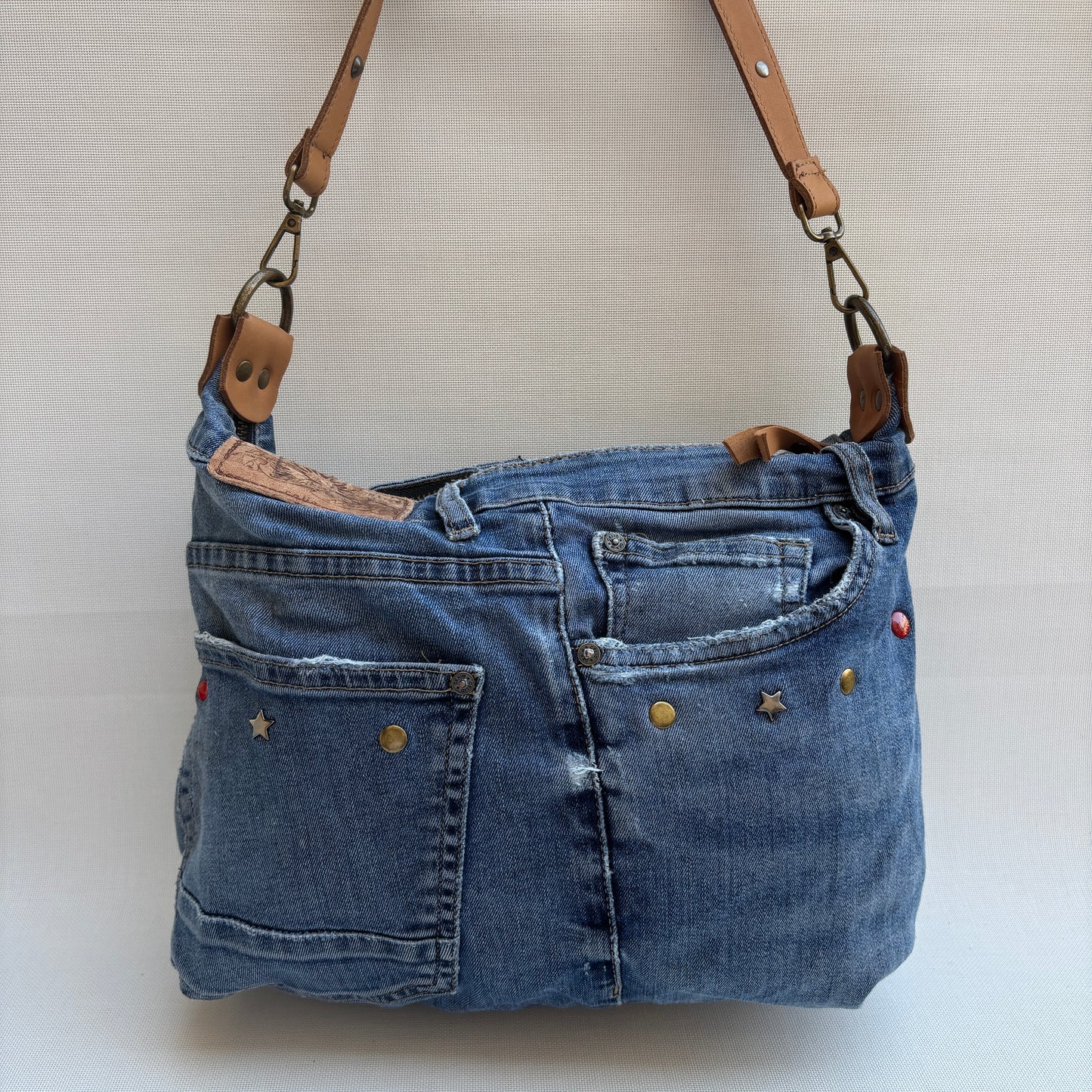 ♻️ Jeans Recycled ♻️ Einzelstück Nr. 11975