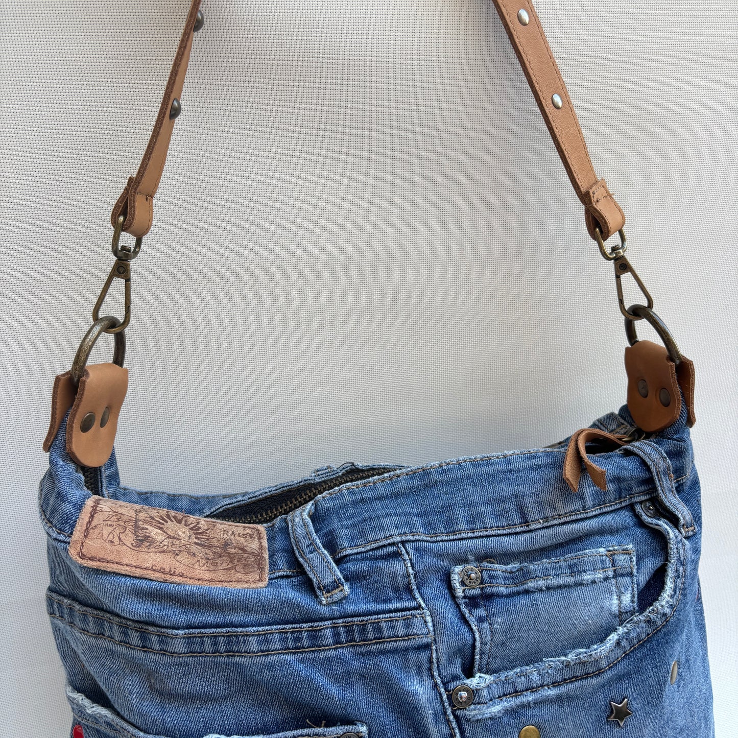 ♻️ Jeans Recycled ♻️ Einzelstück Nr. 11975