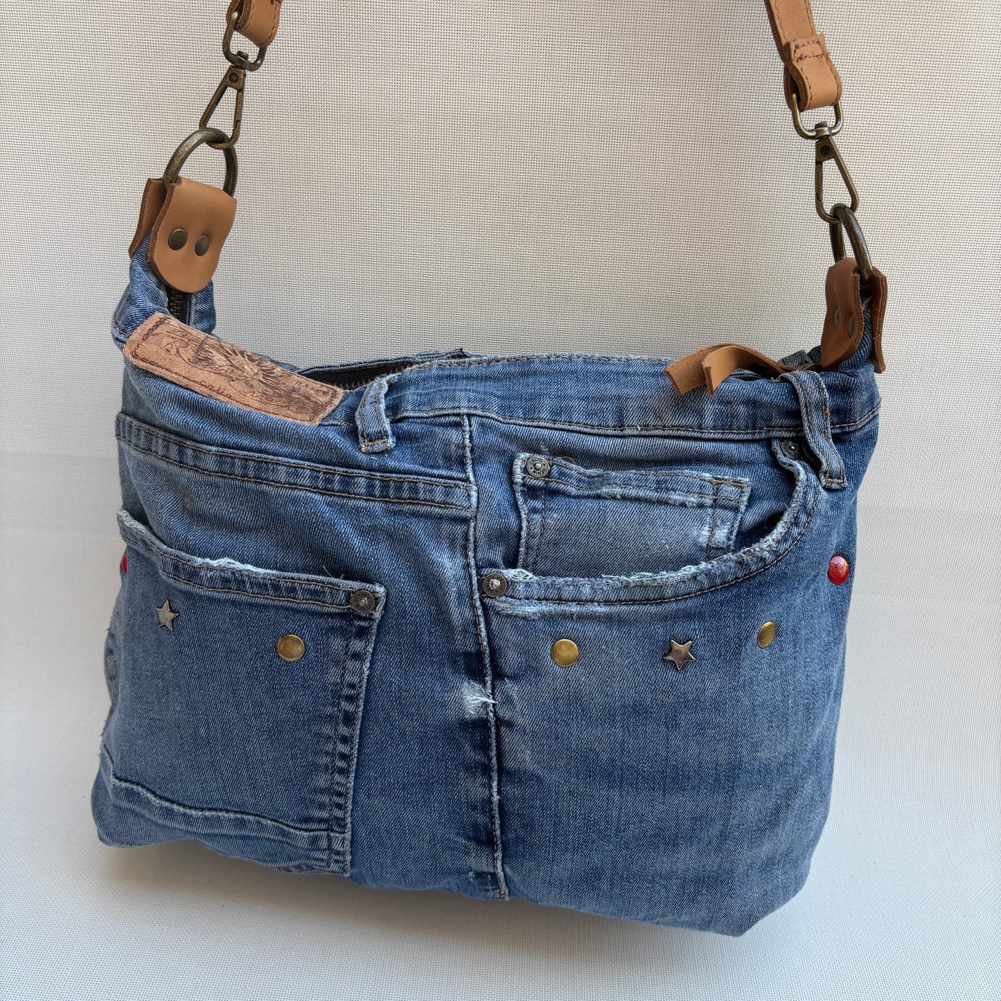 ♻️ Jeans Recycled ♻️ Einzelstück Nr. 11975
