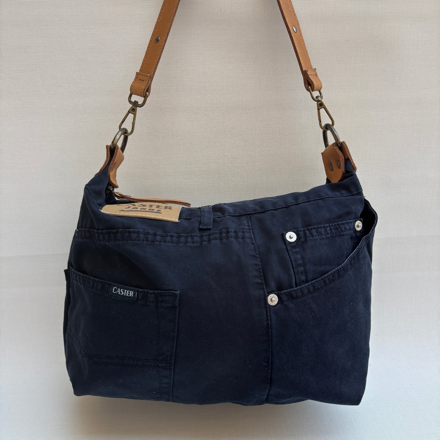 Bolso, bandolera vaquero · Multifunción · ♻️ Jeans Recycled ♻️ · Pieza Única Núm. 17846