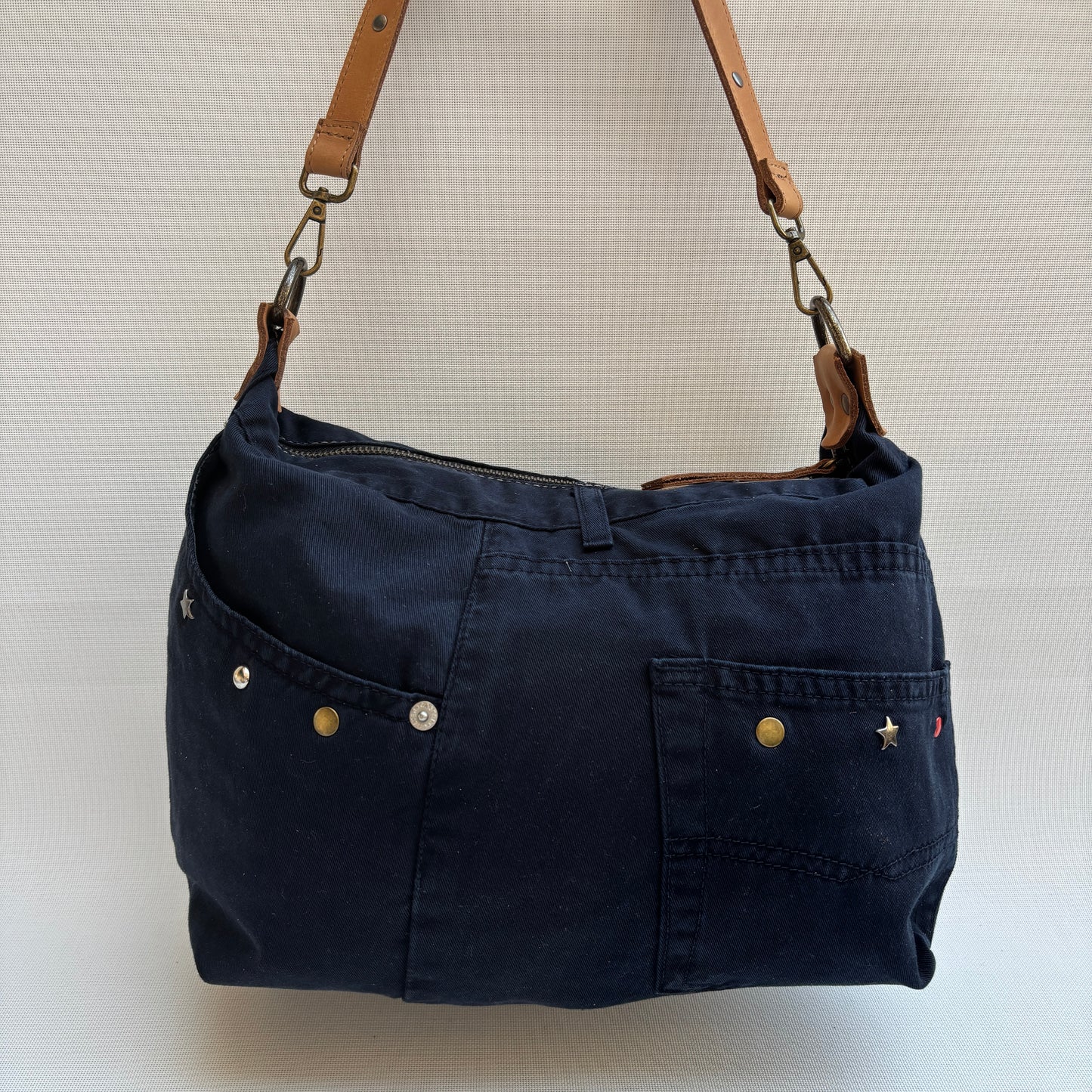 Bolso, bandolera vaquero · Multifunción · ♻️ Jeans Recycled ♻️ · Pieza Única Núm. 17846