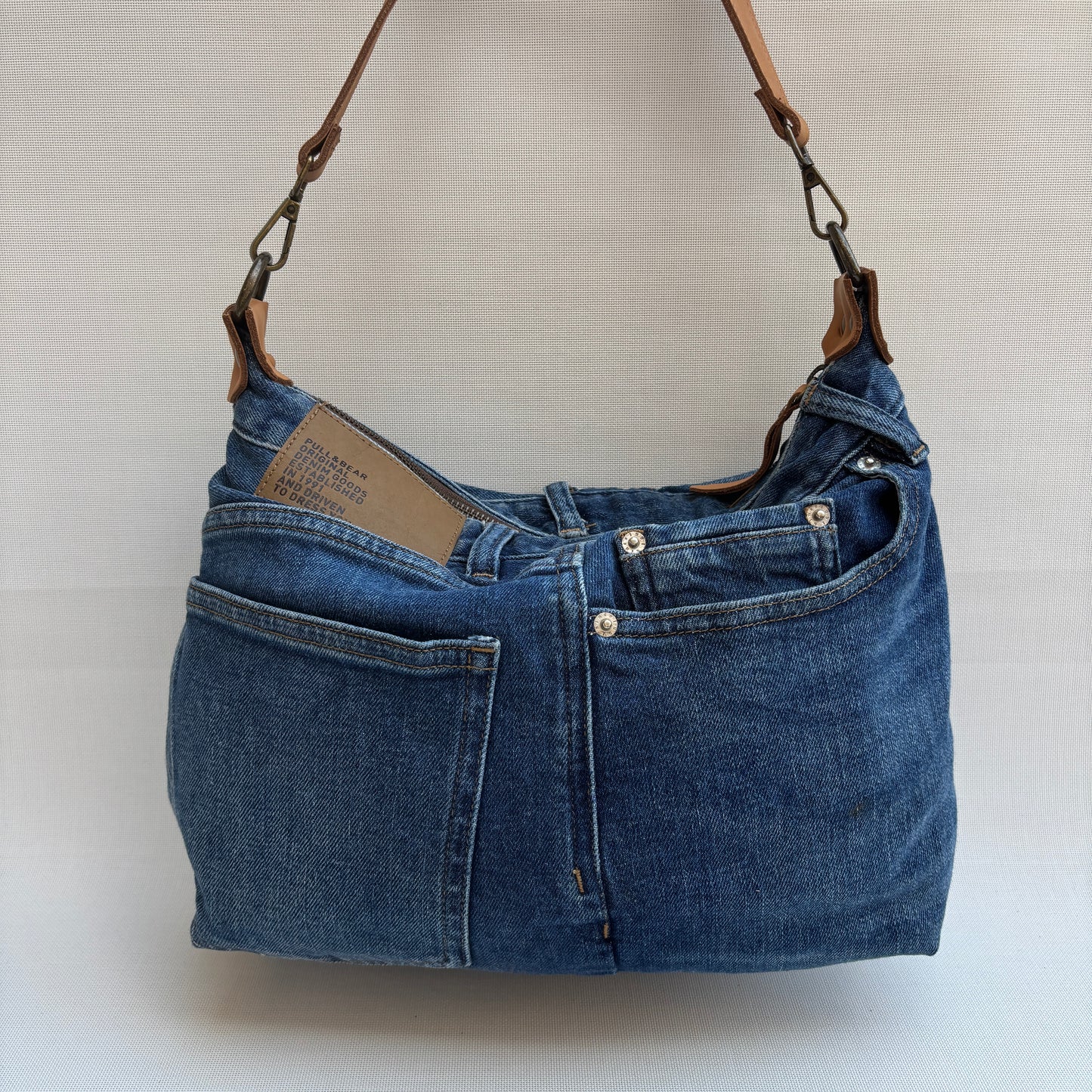 Bolso, bandolera vaquero · Multifunción · ♻️ Jeans Recycled ♻️ · Pieza Única Núm. 17845