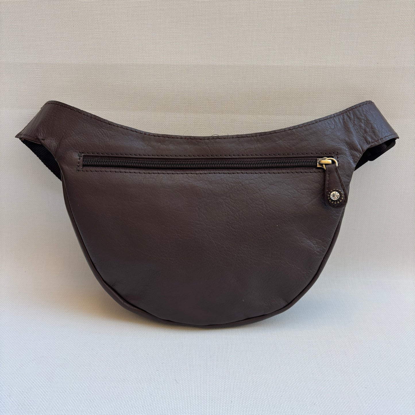 Riñonera Luna "Special Brown Luxury" Old Gold · Piel · Pieza Exclusiva Núm. 18460