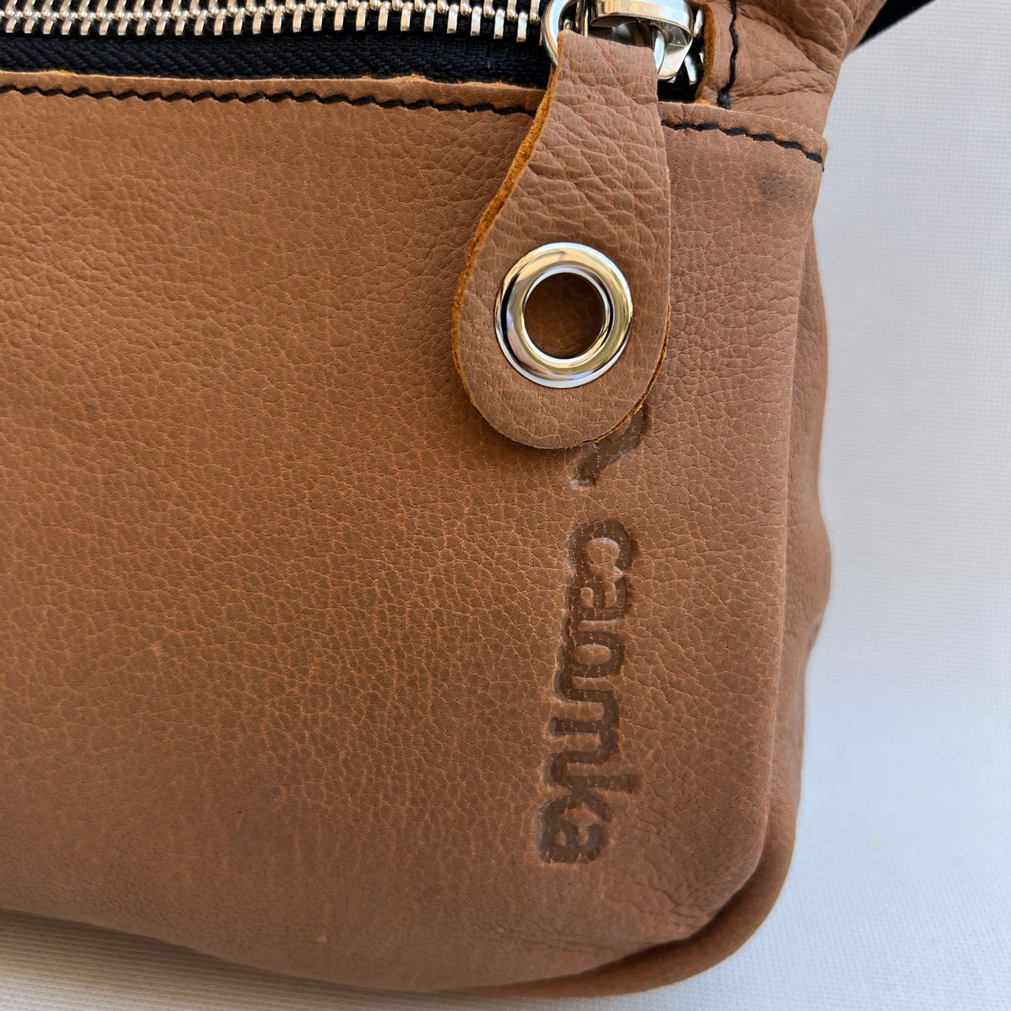 Classic Brown &amp; Silver Natural BioCuir® Leather Exclusive Part No. 12796