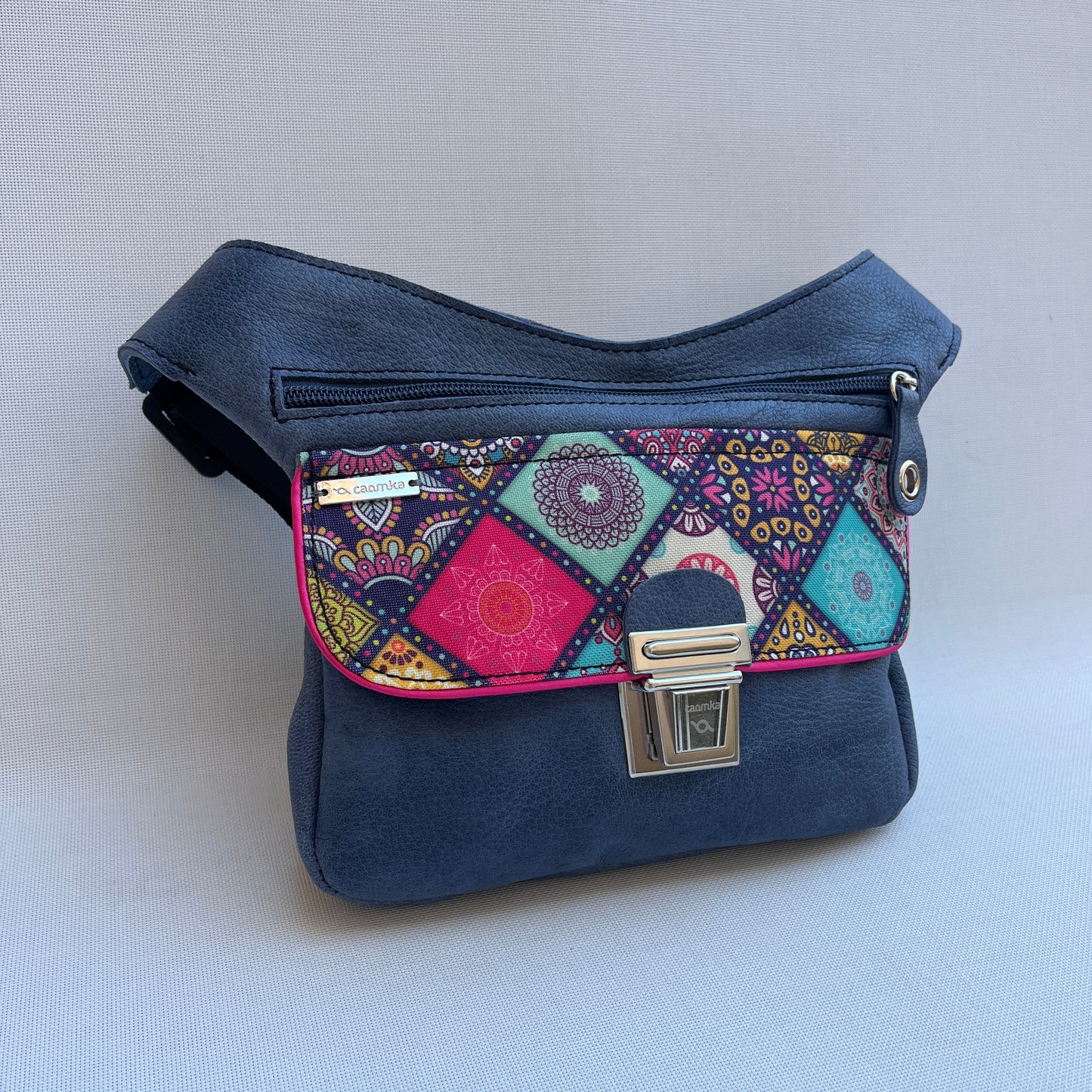 Special Blue Jeans & Mandalas · Piel natural BioCuir® · Pieza Única Núm. 13752