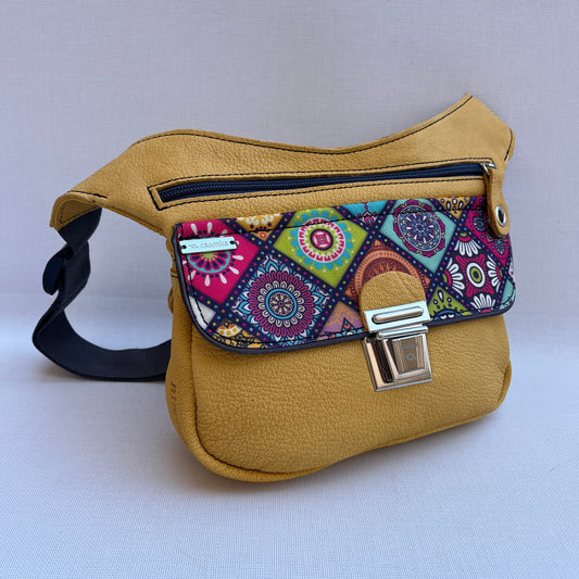 Special Yellow & Mandalas · Piel natural BioCuir® · Pieza Única Núm. 13753