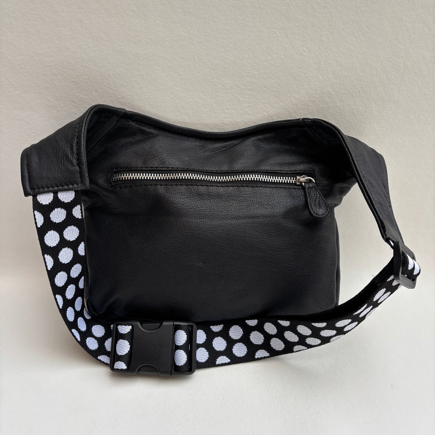 BioCuir Classic Black &amp; Silver BioCuir® Natural Leather Exclusive Piece No. 6678